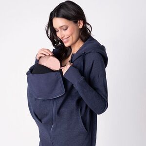 NWT Seraphine - 3-in-1 Active Hoodie - Conner Navy size small